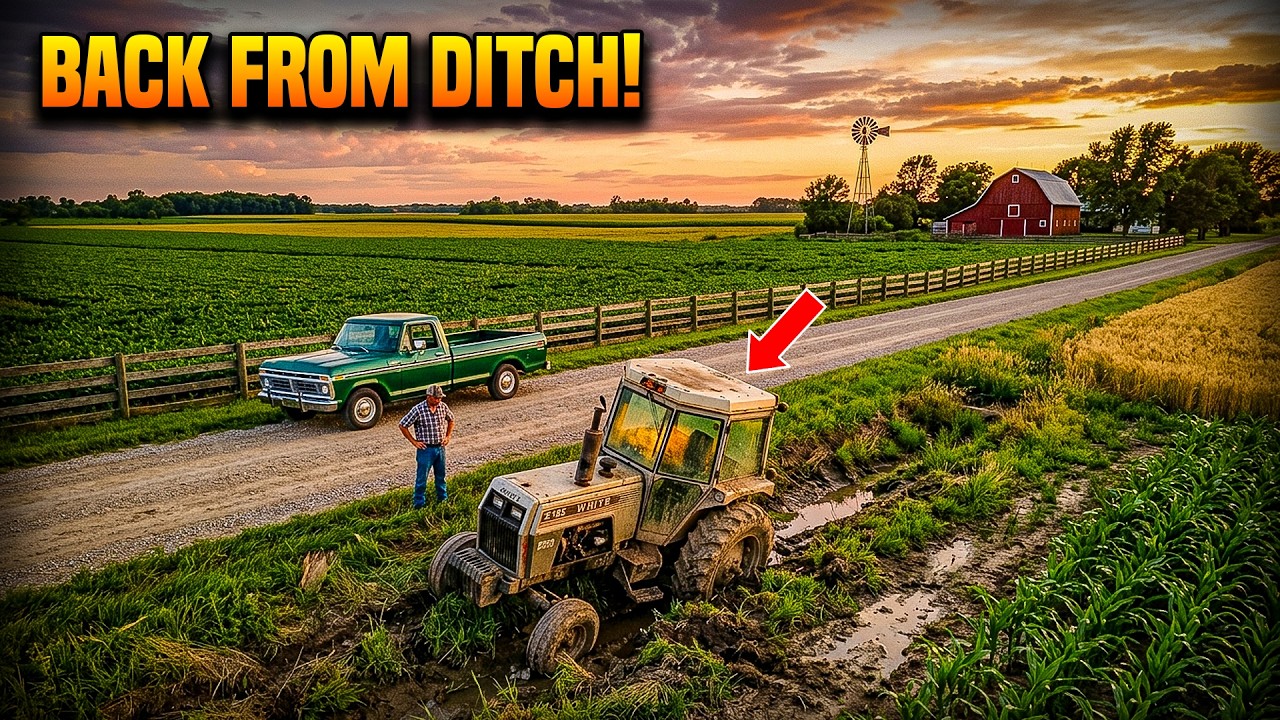 The White 2-135 Tractor Hadn't Turned Over in 52 Years — He Found It in a Ditch and Plowed 90 Acres