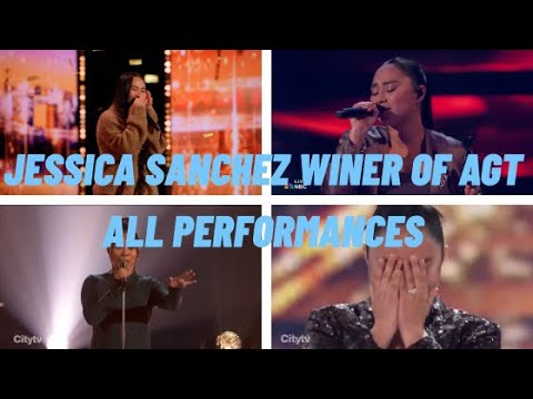 THE WINNER OF AMERICA'S GOT TALENT 2025 JESSICA SANCHEZ ALL PERFORMANCES