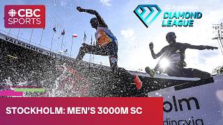 Convincing win in the men's 3000m steeplechase at Stockholm Diamond League event
