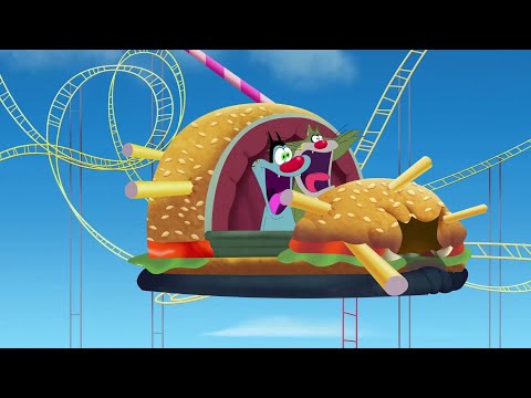 Oggy and the Cockroaches ???????? ROLLERCOASTER BURGER ???????? Full Episode in HD