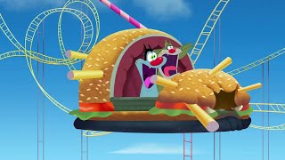 Oggy and the Cockroaches 🎢😅 ROLLERCOASTER BURGER 🎢😅 Full Episode in HD