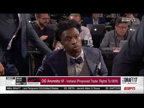 2017 NBA Draft: Toronto Raptors Select OG Anunoby