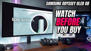 YOU MAY NOT Want To Buy The Samsung G81SF Odyssey OLED G8 Gaming Monitor