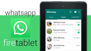 Download WhatsApp to the Amazon Fire 7 Tablet Guide