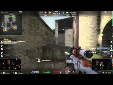 KennyS 1 Bullet 2 Kills - Titan vs FlipSid3 13.06.15
