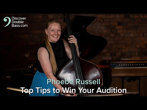 Double Bass Audition Prep with Phoebe Russell + Bloopers