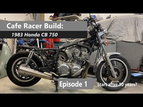 First start after 10 years! Cafe Racer build - Episode 1