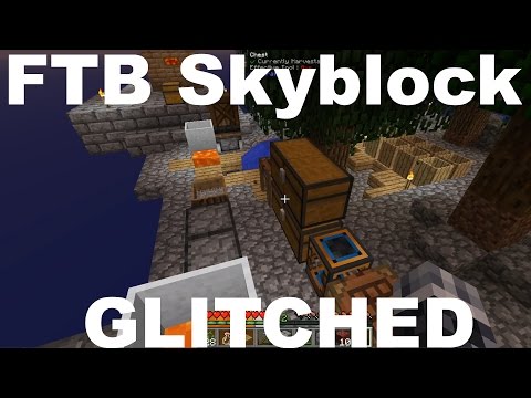 FTB Infinity Evolved Skyblock - Glitched Chunk! - Episode 2