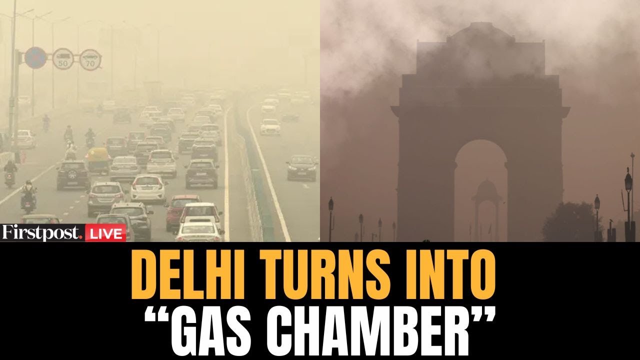 Delhi Air Crisis LIVE: Delhi Chokes as AQI Crosses 450, GRAP-IV Imposed Amid Severe Smog Crisis