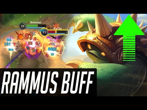 WILD RIFT RAMMUS NEW PATCH 2.4A - How to Play the Buffed Rammus in the Jungle