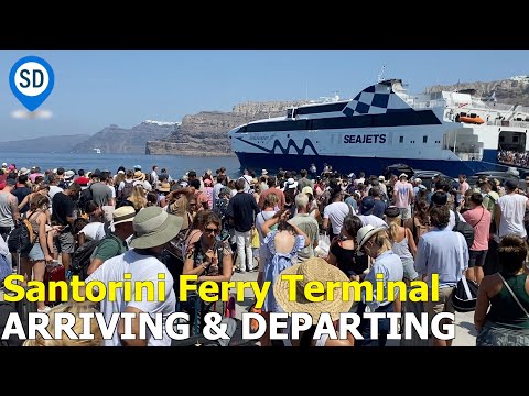 Santorini Ferry Port – Arriving & Departing, Transportation, Tickets