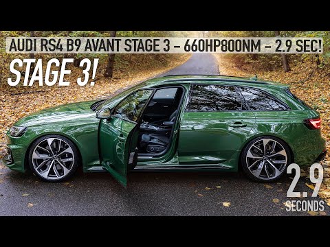 STAGE3! AUDI RS4 AVANT B9 660HP - ONE OF THE WORLDS FASTEST RS4 B9s! Crazy Accelerations & Sounds