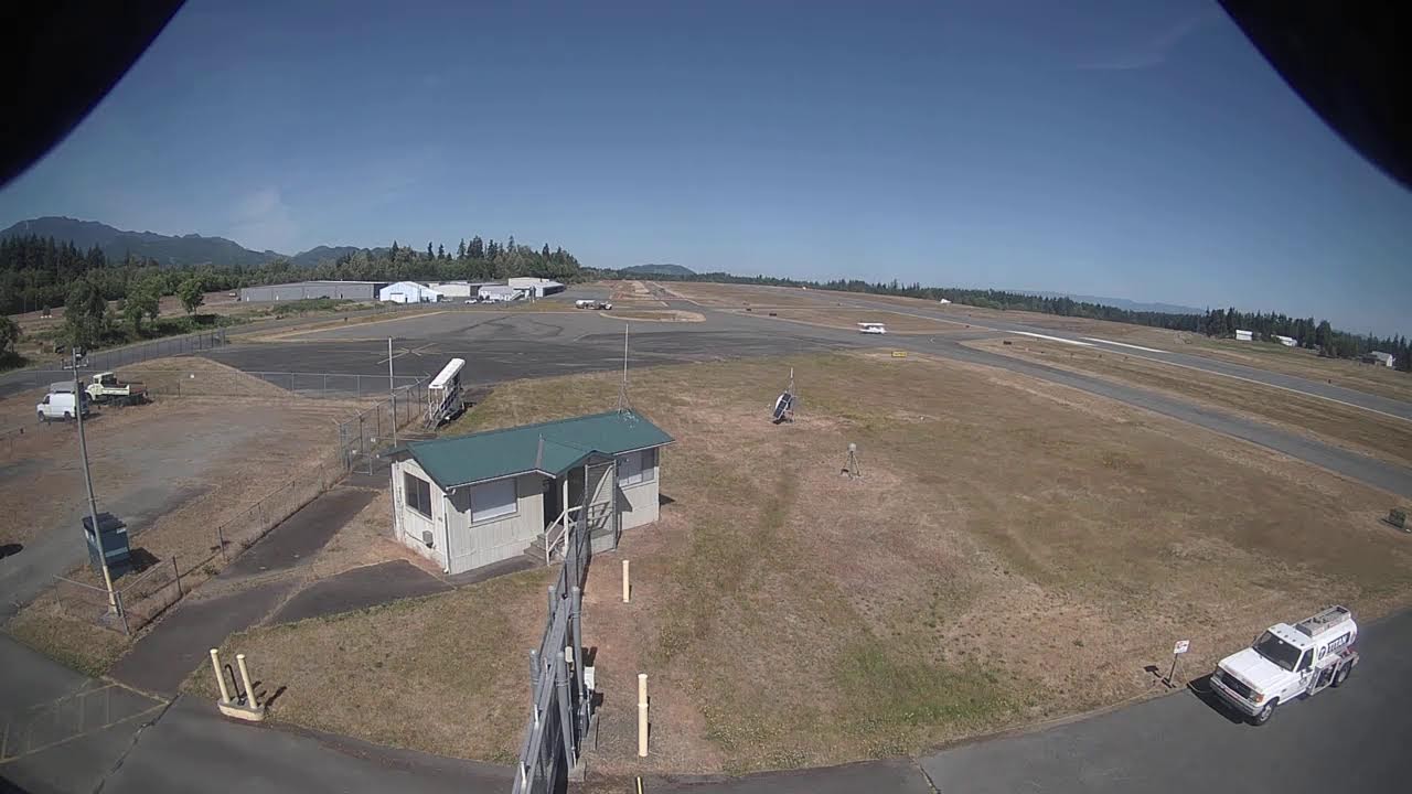Live webcam view of Fairchild International Airport Runway View