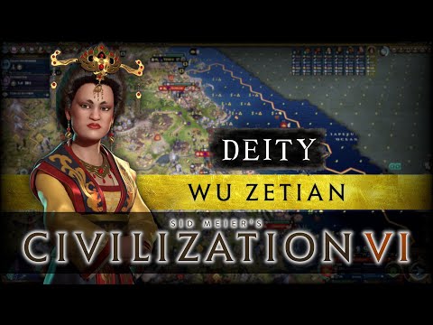 Civilization VI - Wu Zetian | Deity City Building Casual Run | Full Gameplay | Victory Turn 308