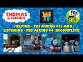 Thomas Friends Helping Listening PBS Airing 12 4 WITF Full Airings In Description