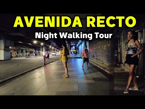 SHOCKING!CRAZY Night DEALS in MANILA AVENIDA RECTO 🇵🇭NIGHT LIFE WALKING TOUR[4k]PHILIPPINES.
