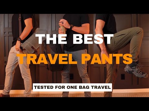 The Best Travel Pants for Every Trip (One Bag Friendly)