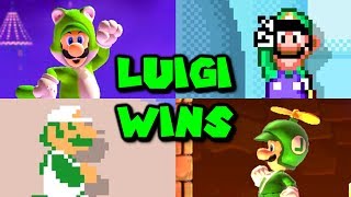 Super Mario Maker 2 - Luigi wins by doing absolutely nothing
