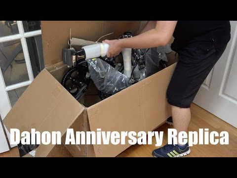 Dahon Anniversary Replica Folding Bike Unboxing and Assembly