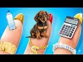 WEIRDEST HACKS FOR SNEAKING FOOD AND MAKEUP IN SCHOOL By 123 GO
