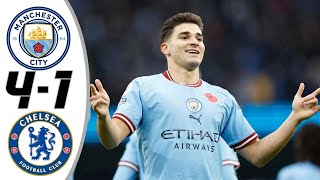 Man City vs Chelsea 4 1   All Goals