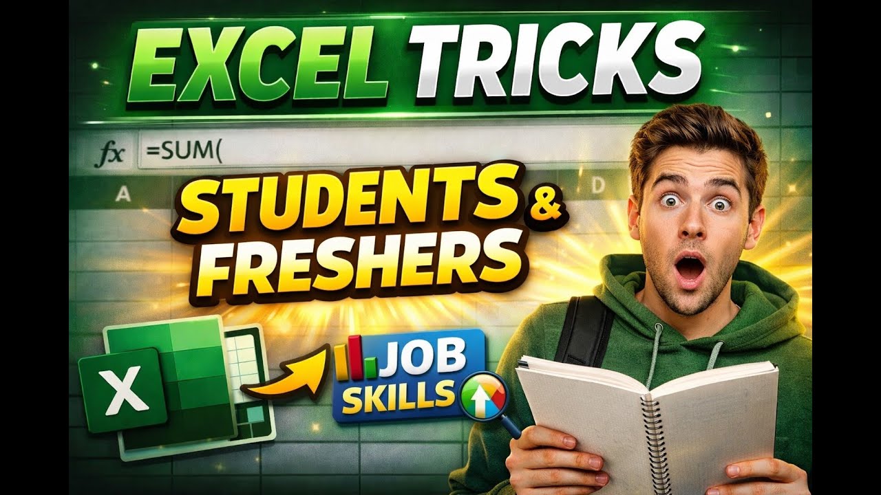 Excel Tricks for Students & Freshers