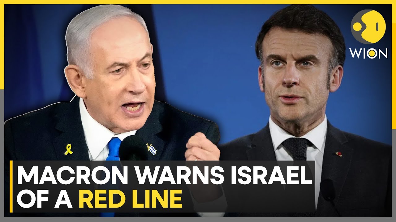 French President Macron Promises to Draw New Constitution for Palestine | WION | WORLD NEWS