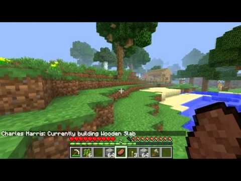 Lets Play Minecraft 1.2.5 With Minecolony Part 4 : Builder Building Buildings