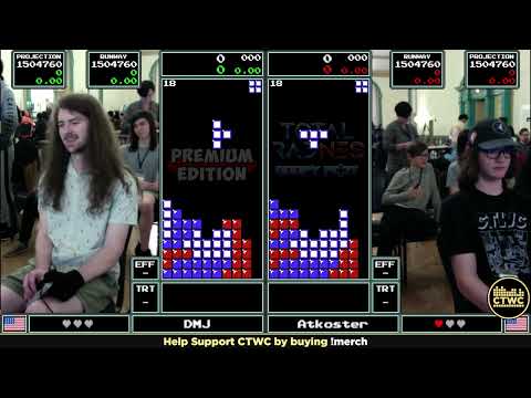 CTWC 2023 Illinois Regional | FINALS | DMJ vs Atkoster2 | BOOM! Classic Tetris for YOU!