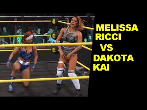 WWE 2K22 MyRise - Melissa Ricci vs Dakota Kai