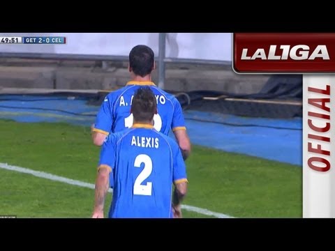 Gol de Arroyo (2-0) en el Getafe CF - Celta de Vigo - HD