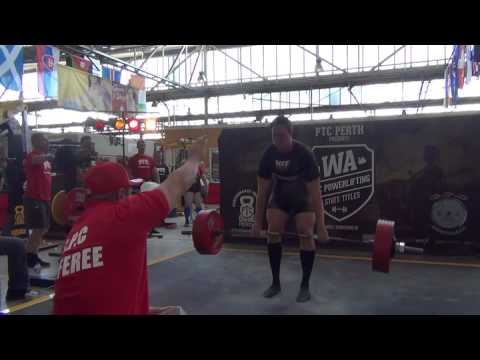 Daniel Sienkiel - Deadlift 3 - 285kg @ 109.7kg - 2014 GPC WA State Titles