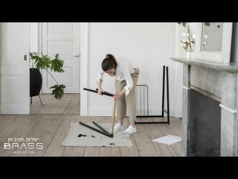 מתלה בגדים עומד רחב, לבן LINN