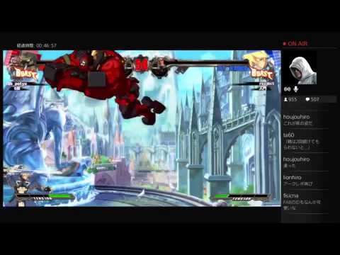 2015/1/4 GGXrd Mitsudomoe 2on2 - FAB vs Kamui