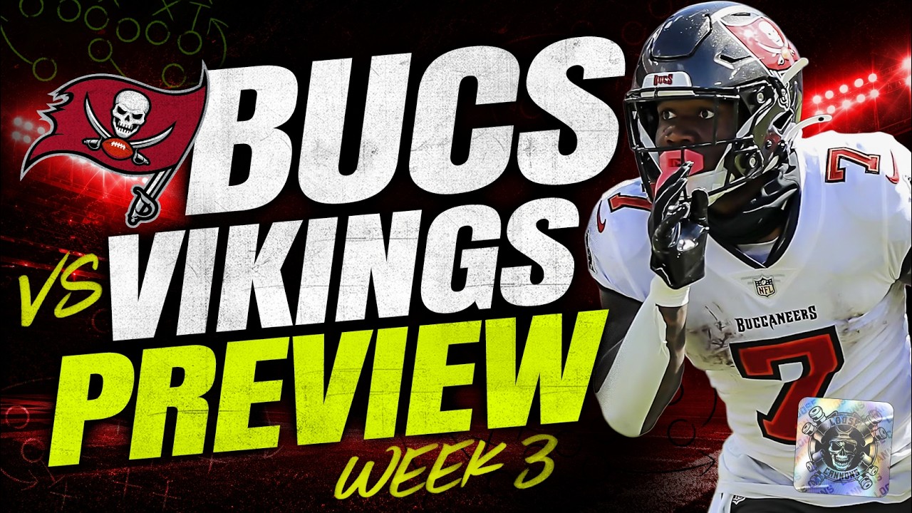 Bucs vs Vikings, Week 3 Preview