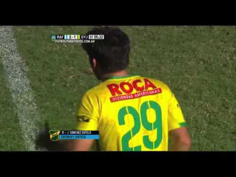Gol de Sánchez Sotelo. Atl. Rafaela 2 - Defensa 1. Fecha 11. Primera División 2015. FPT.