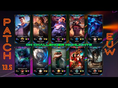 EUW Challenger Match #609 Patch 13.5 [MAD Hylissang,SUP Haru,VITB Jactroll,FUT Fatihcan, BJKA Parus]