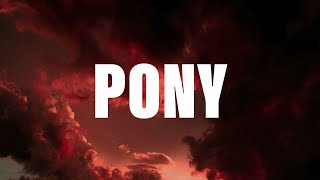 Ginuwine - Pony (Lyrics)