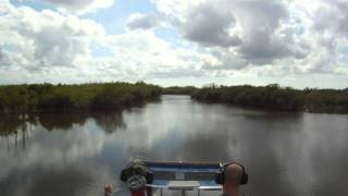preview picture of video 'GoPro HD Hero Naked Mounted on an Airboat'