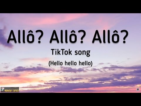 Allo Allo Allo TikTok Song Paro Song by Nej' lyrics