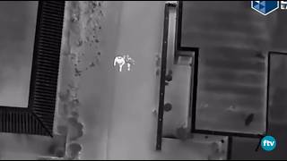 Trata de evadir un control policial, pero es interceptado por drones