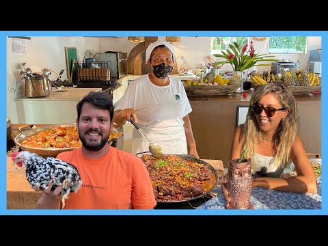 💰 R$500 Comida caseira no FOGÃO À LENHA em FLORESTA MISTERIOSA em TRANCOSO na BAHIA | Rio4Fun