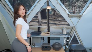 Ultimate Portable Camp Kitchen Set Up | Snow Peak USA 🇺🇸
