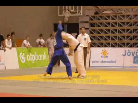 Judo 2009 Paks -100kg Narimanidze M (GEO) - Borkowski P (GER) - Bronze Junior Atom Cup