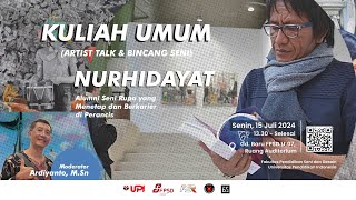 Download lagu KULIAH UMUM | Artist Talk & Bincang Seni bersama Nurhidayat mp3 Download lagu KULIAH UMUM | Artist Talk & Bincang Seni bersama Nurhidayat mp3