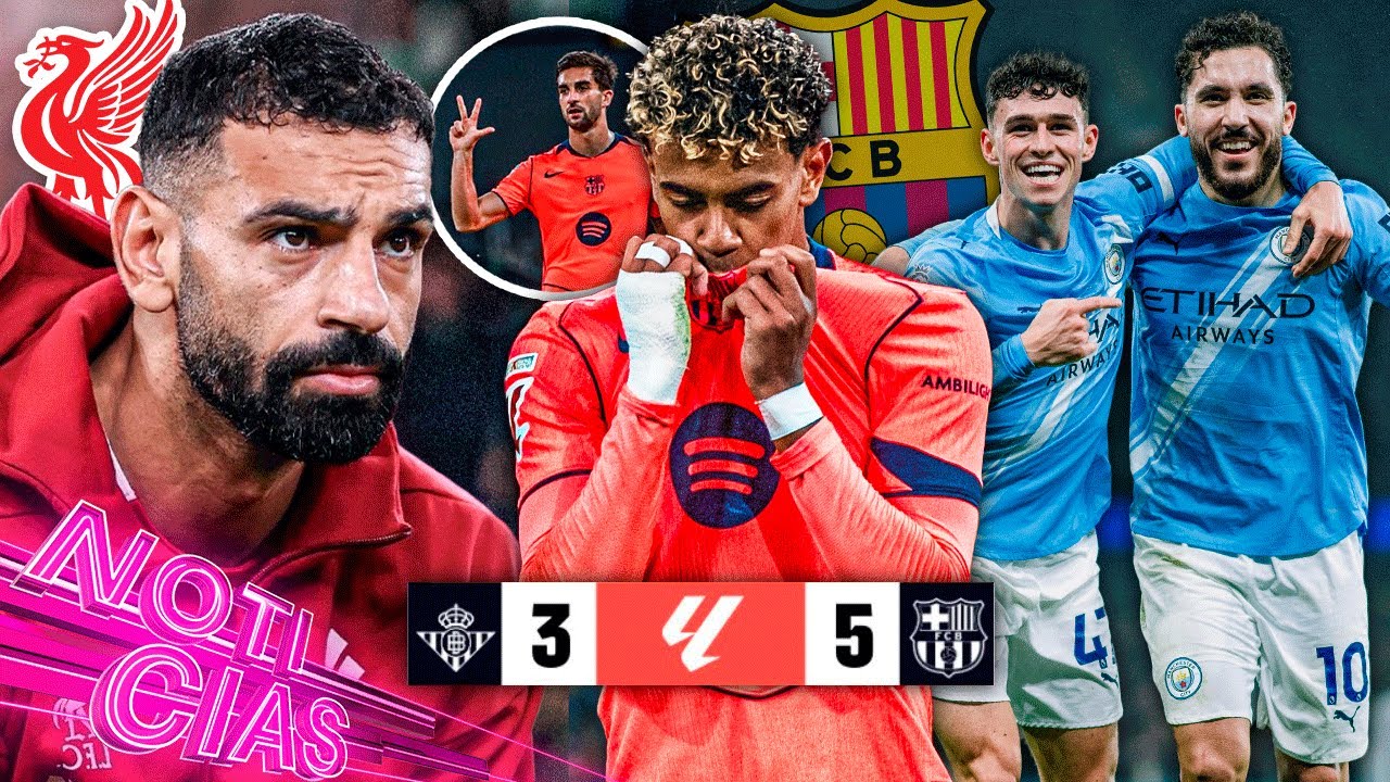 Lamine marca y Barca sigue líder | Salah explota contra el Liverpool | ¡Messi campeón de la MLS!