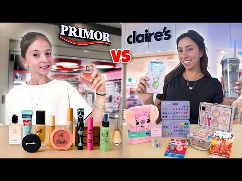 CLAIRE'S VS PRIMOR, WE GO TO CLAIRE'S AND PRIMOR FOR THE FIRST TIME!
