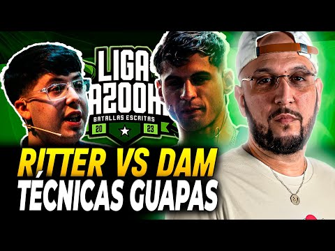 ✨ EL REY DE LAS TÉCNICAS ✨ | PIEZAS REACCIONA A DAM VS RITTER | LIGA BAZOOKA 2024 DRAFT 2