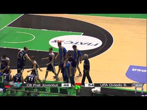 ADECCO PLATA JORNADA 13 CB PRAT JOVENTUT VS UFA OVIEDO BALONCESTO