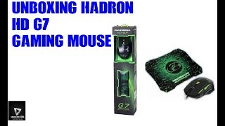 Unboxing HADRON HD G7 gaming mouse
